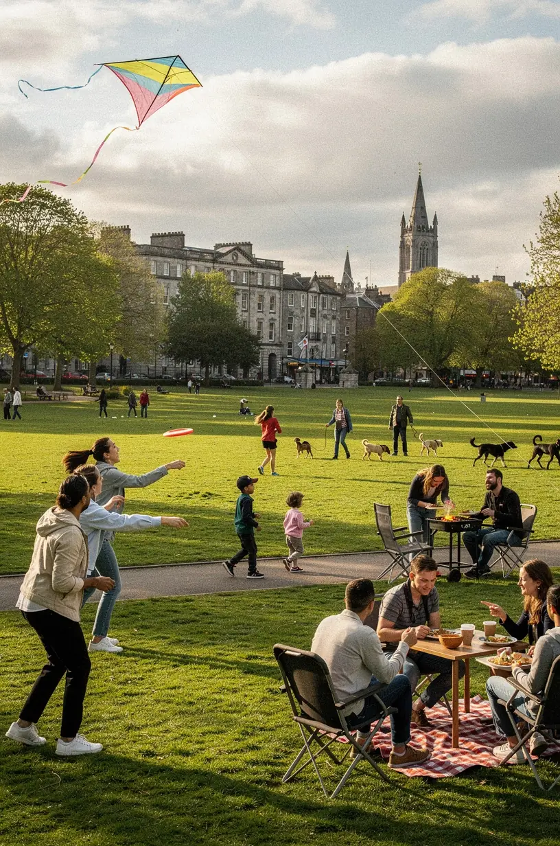 Modern office workspace